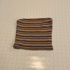 2 tube tops for $20, striped is garage, yellow is Hollister. Both XS